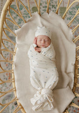 Load image into Gallery viewer, Aurora Jersey Cotton Dragonfly Collection Layette Set - Ivory/Blue