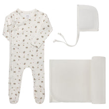 Load image into Gallery viewer, Aurora Jersey Cotton Floral Print Collection Layette Set - Ivory/Pink