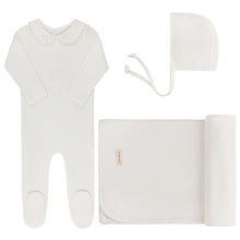 Load image into Gallery viewer, Ely's &amp; Co Embroidered Collar Collection Take Me Home Set - Ivory Girls