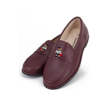 Load image into Gallery viewer, Camille Shoes Ecolier Burgundy Leather
