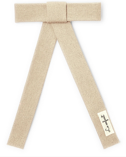 Le Enfant Canvas Large Bow Cream