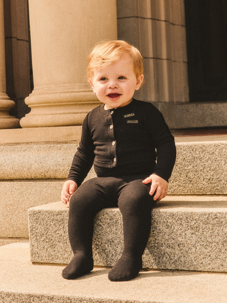 Baby boy black cardigan hotsell