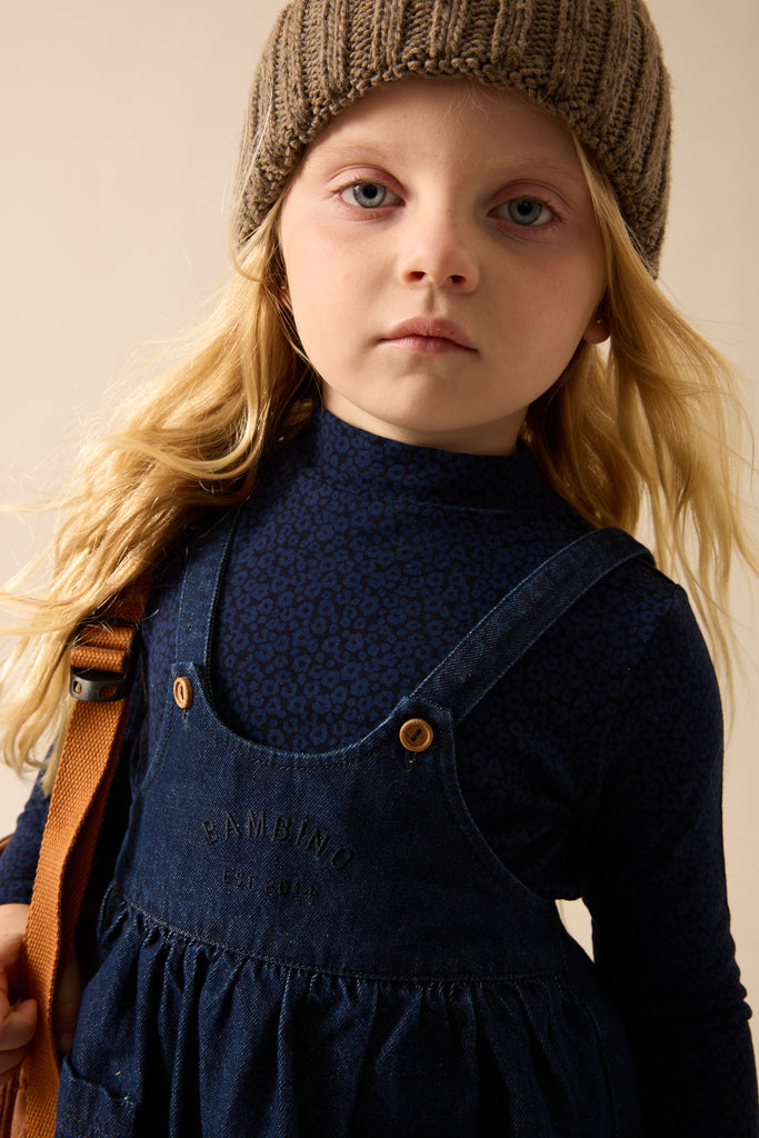 Lil Legs Denim Day Jumper - Blue Denim