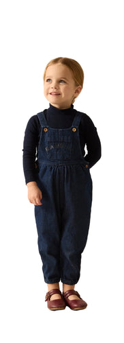 Lil Legs Denim Day Toddler Overalls - Blue Denim