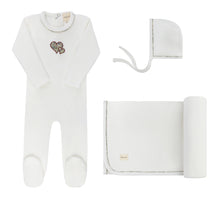 Load image into Gallery viewer, Ely's &amp; Co Embroidered Liberty Collection Layette Set - Ivory/Pink