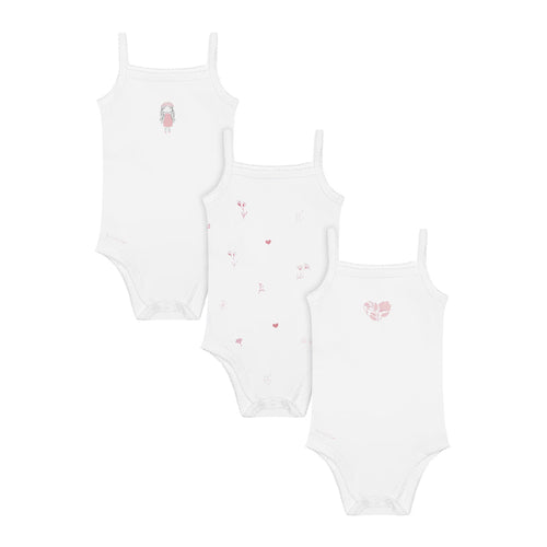 Aime Baby Girl Print Undershirt (pattern version slightly varies)