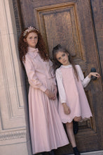 Load image into Gallery viewer, Little Tempest Taffeta Scallop Hem Jumper With Shirt - Antique Pink