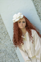 Load image into Gallery viewer, Little Tempest Teens Taffeta Tie Cropped Shirt And Pleated Circle Skirt Set - Cream