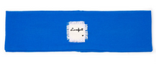 Load image into Gallery viewer, Le Enfant Raw Edge Logo Sweatband BLUE