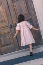 Load image into Gallery viewer, Little Tempest Taffeta Party Dress With Collar - Antique Pink