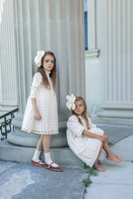 Load image into Gallery viewer, Little Tempest Organza Grid Jumper - Cream
