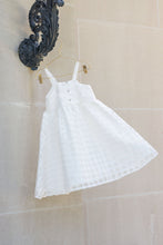 Load image into Gallery viewer, Little Tempest Organza Grid Jumper - Cream