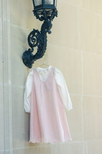 Load image into Gallery viewer, Little Tempest Taffeta Scallop Hem Jumper With Shirt - Antique Pink