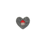 Le Enfant Maison Heart Clips - Gray