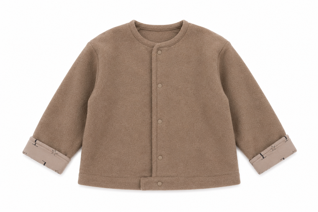 Little Tempest Boys Wool Jacket - Beige