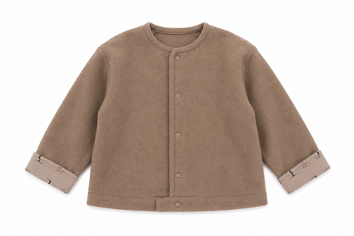 Little Tempest Boys Wool Jacket - Beige