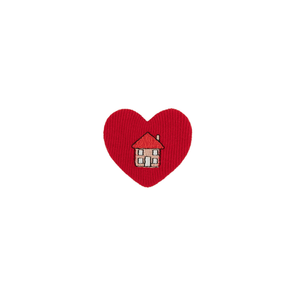 Le Enfant Maison Heart Clips - Red