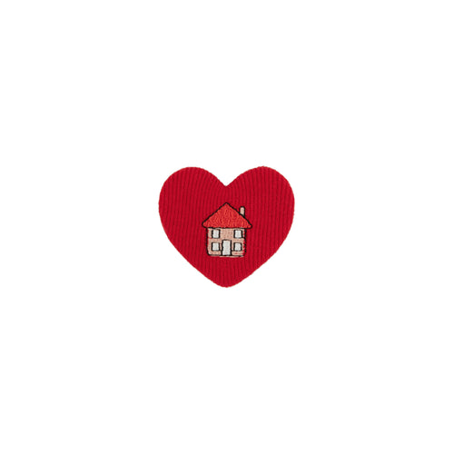 Le Enfant Maison Heart Clips - Red
