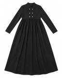 Ann Of Nan Double Breasted Maxi - Black