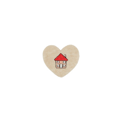 Le Enfant Maison Heart Clips - Oat