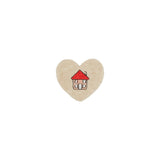 Le Enfant Maison Heart Clips - Oat