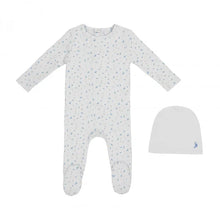 Load image into Gallery viewer, Mini Label Boys Bird All Over Print Footie And Hat - White