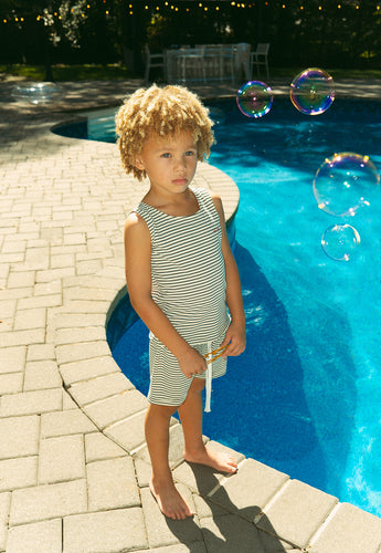 Crew Kids Navy Nautical Boy Swim Set