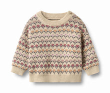 Load image into Gallery viewer, Wheat Harlow Jacquard Pullover - Off White