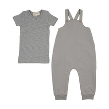 Load image into Gallery viewer, Mema Knits Romper And Onesie Set  - Dove Blue