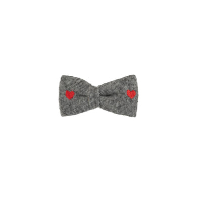 Le Enfant Maison Mini Bows 2PK - Gray