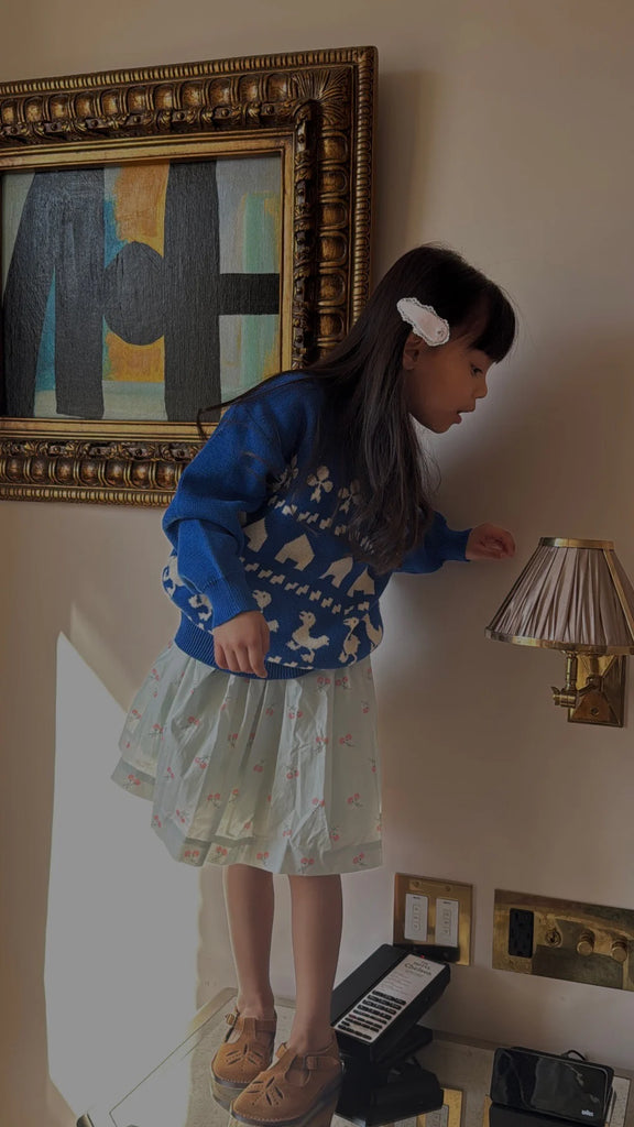 Le Enfant Lace Trim Clips (2Pk) - Soft Pink