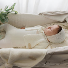Load image into Gallery viewer, Bubani Sweater, Hat, And Footie Set - White