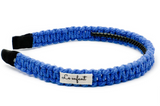 Le Enfant Thin Knit Headband Blue