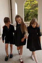 Load image into Gallery viewer, Bamboo Velvet Taffeta Blazer - Black