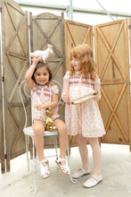 Load image into Gallery viewer, Nou Nelle Smocked Pink Romper