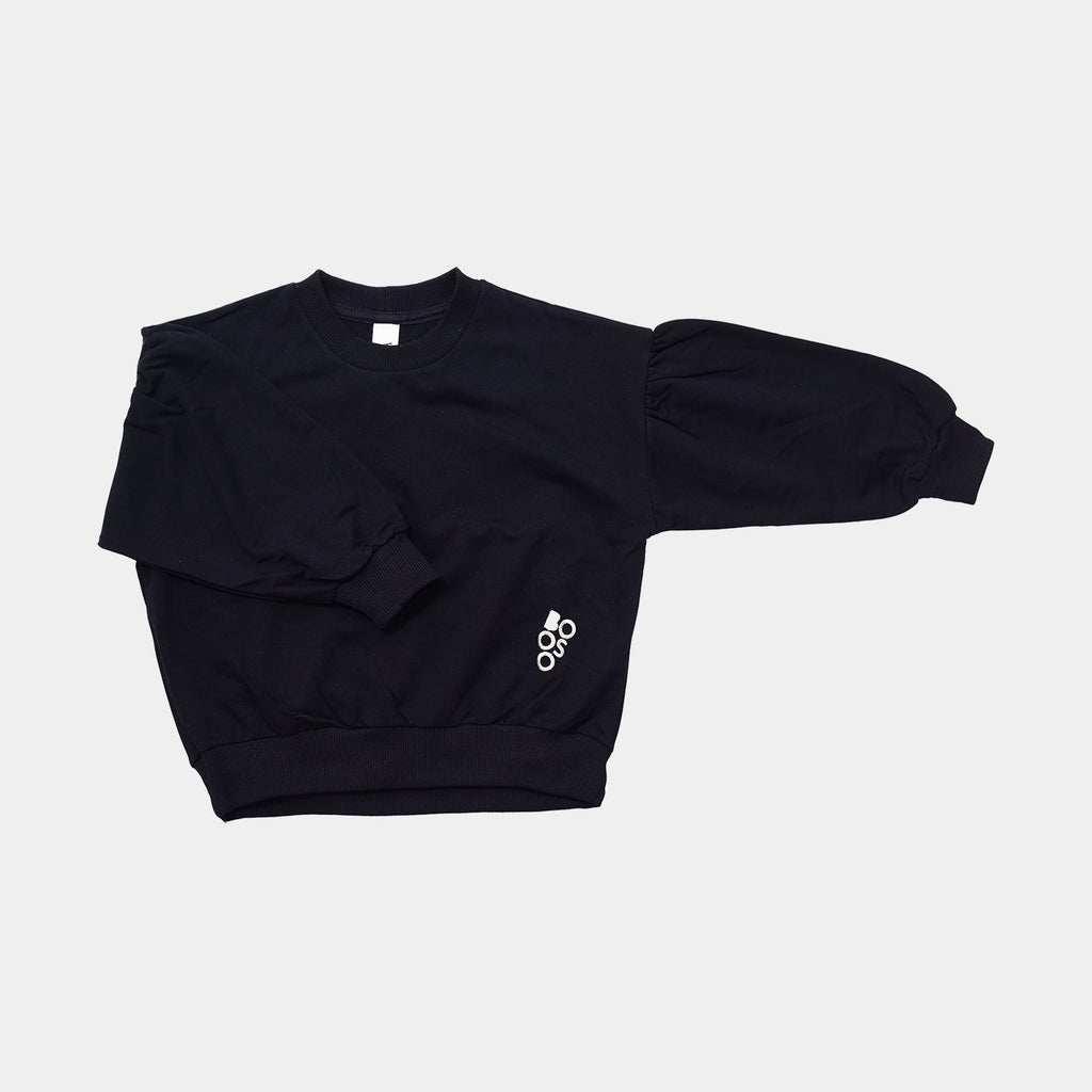 Booso Puff Sweatshirt - Black