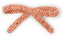 Load image into Gallery viewer, Le Enfant Knit Mini Bows Pink TWO PACK
