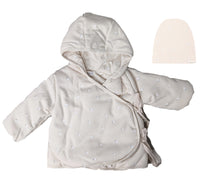 Load image into Gallery viewer, Oubon All Oversheep Print Wrap Jacket &amp; Hat