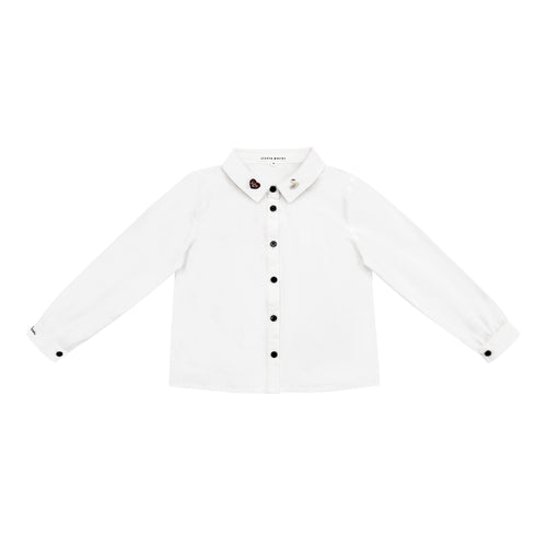 Little Parni Girls White Shirt (K554) - White