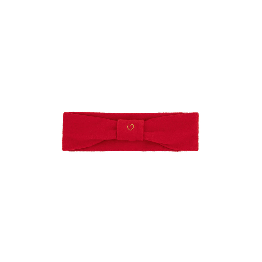 Le Enfant Little Heart Wide Band - Red