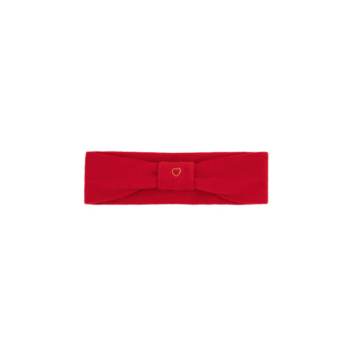 Le Enfant Little Heart Wide Band - Red