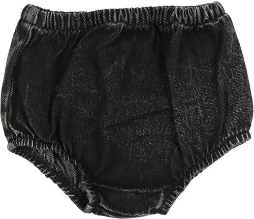Lil Legs Basic Bloomers - Black Wash