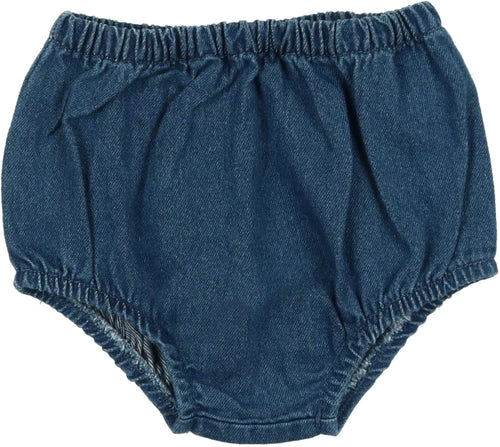 Lil Legs Basic Bloomers - Dark Wash