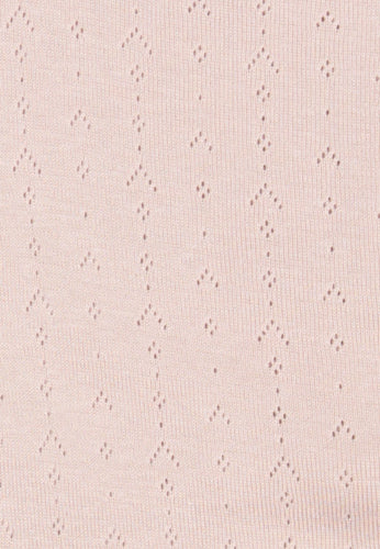 Marmar Modal Pointelle Footies & Hat - Faded Rose