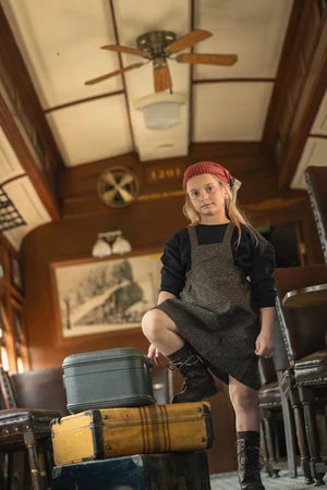 Mini Moda Oak & Ash Pinafore Jumper