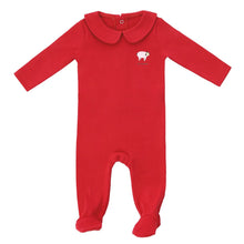Load image into Gallery viewer, Coco Blanc Collared Footie - Cherry