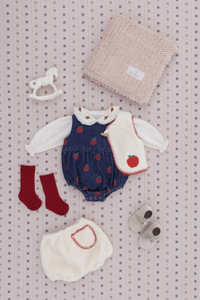 Bebe Organic Anita Baby Blouse - Heart Lace