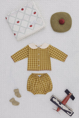 Bebe Organic Sebastian Baby Set - Nostalgic Green