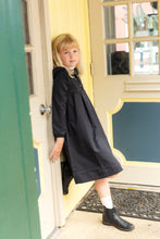 Load image into Gallery viewer, NouNelle Black Taffeta Double Breasted Dress