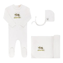 Load image into Gallery viewer, Ely's &amp; Co Watercolour Cradle Collection 3PC Layette Set - Ivory Girl